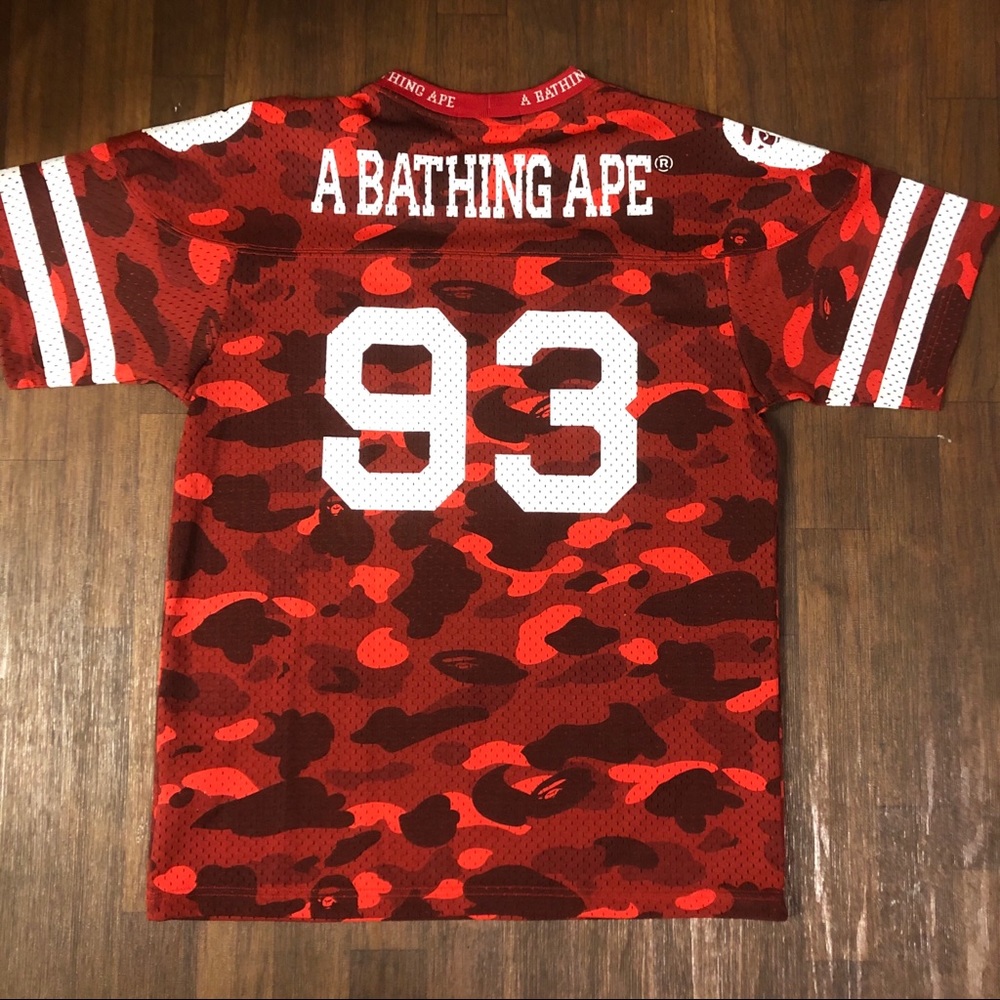 Bape x Mitchell and Ness ‘16 Red Camo Jersey 🔥 - Picture 5 of 7